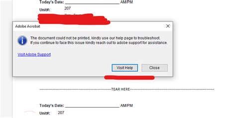 adobe acrobat the document could not be printed